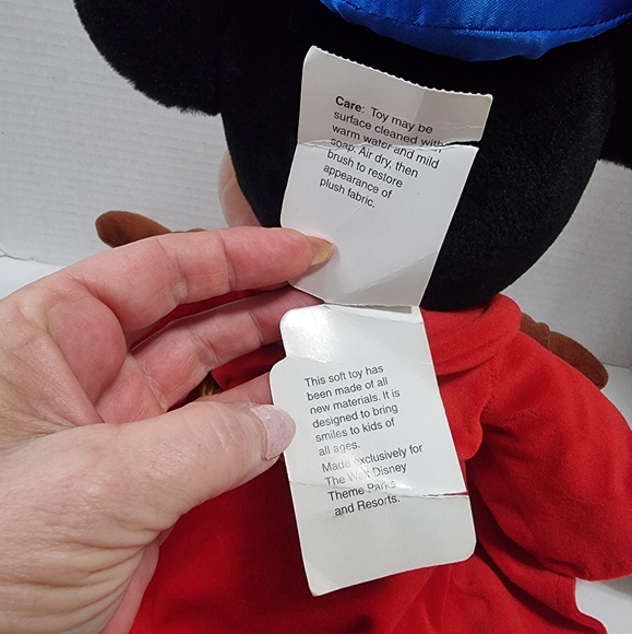 Large Disney World Sorcerer Mickey Mouse 20" Plush Stuffed Animal - Picture 8 of 9